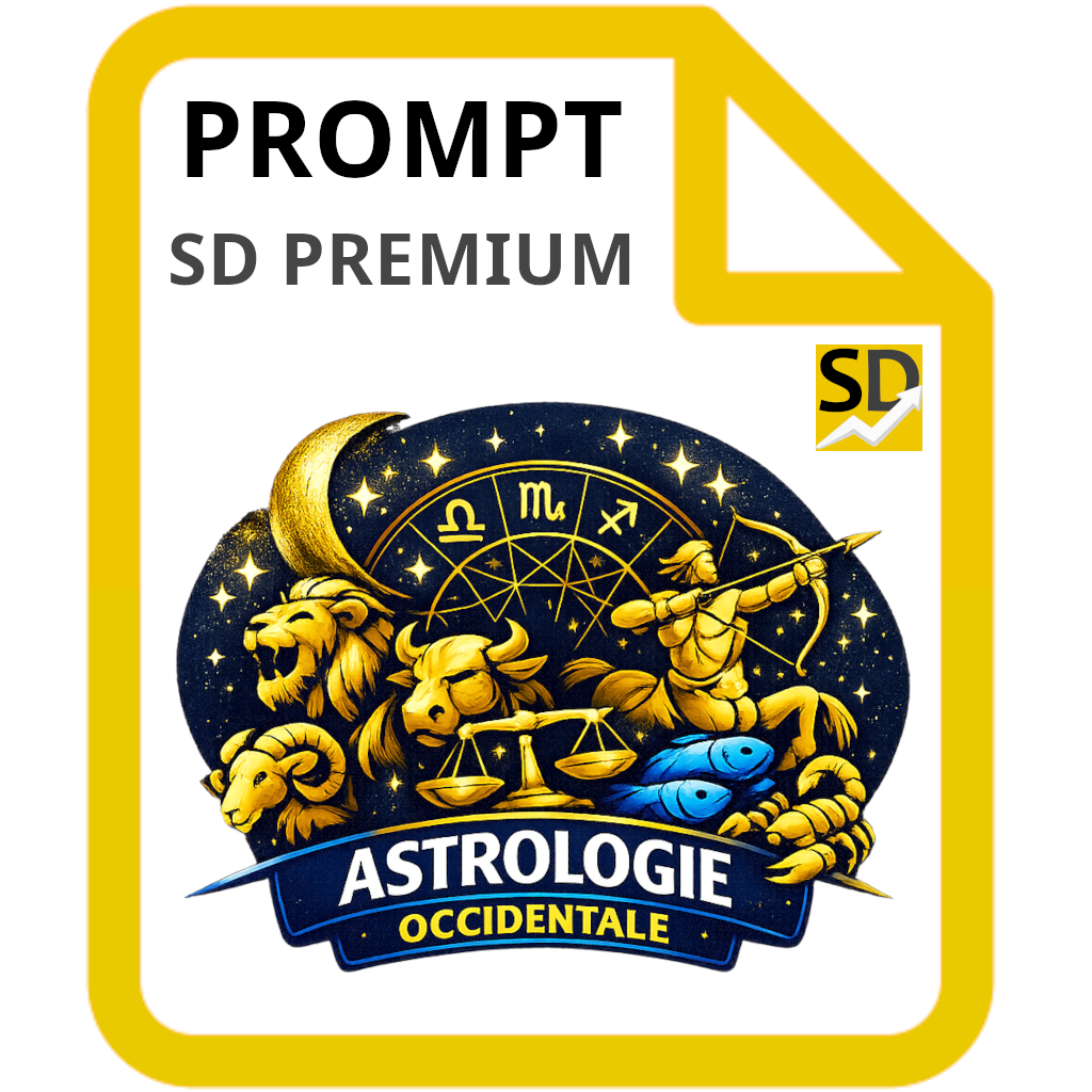 Astrologie occidentale et profil psy - Prompts SD Premium