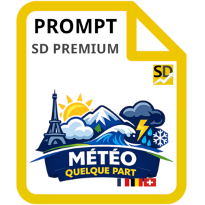 Prompt météo quelque part France Belgique Suisse