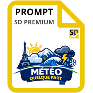 Météo quelque part en Europe - Prompt SD Premium