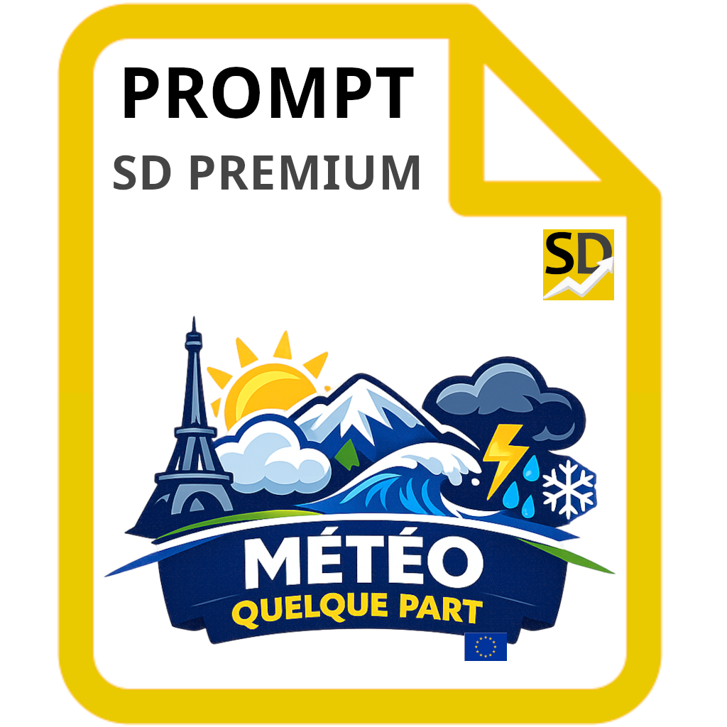 Météo quelque part en Europe - Prompt SD Premium