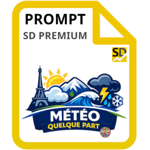 Météo quelque part dans le monde - Prompt SD Premium