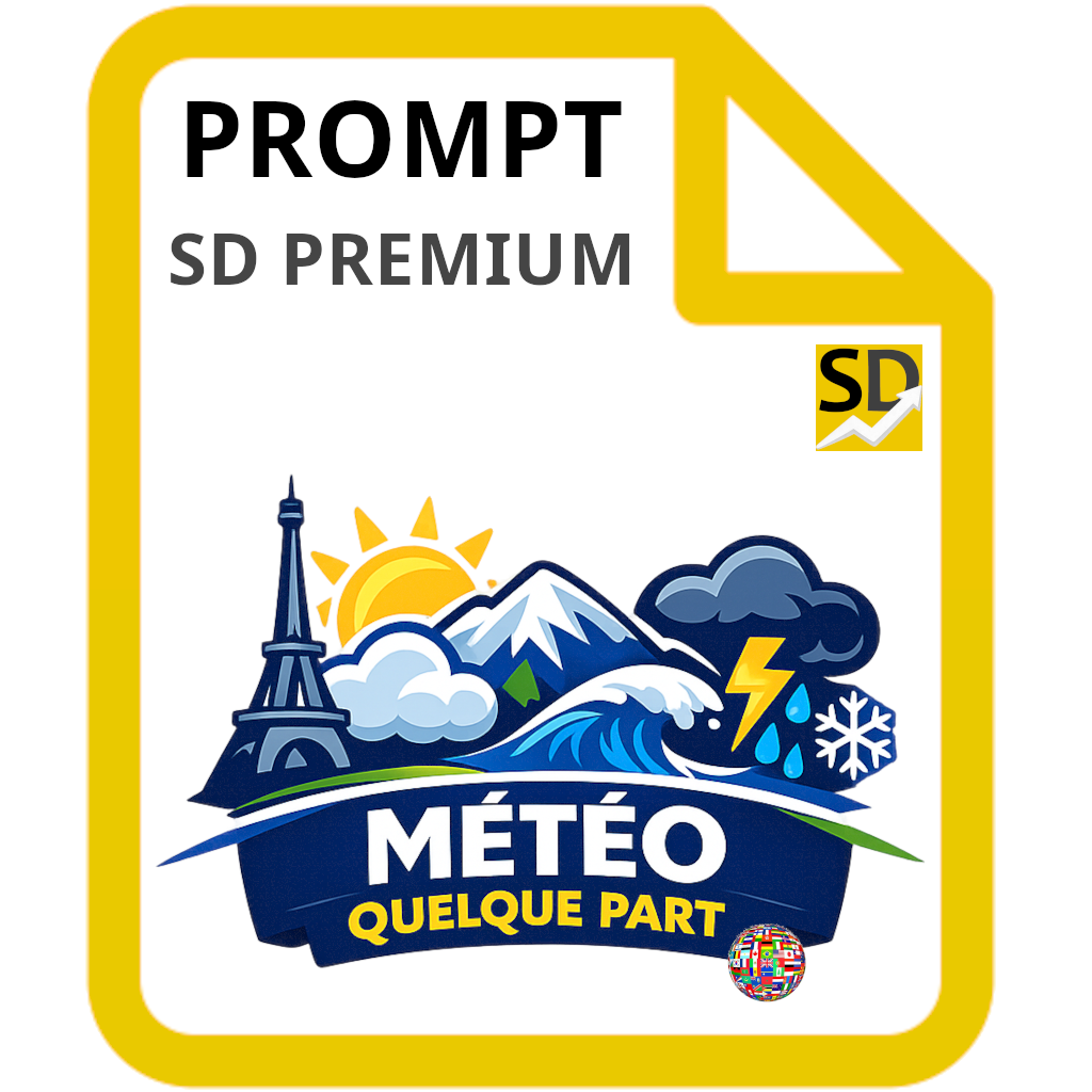 Météo quelque part dans le monde - Prompt SD Premium