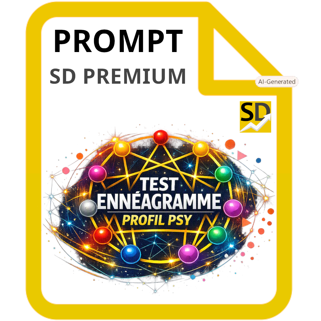 Test ennéagramme profil psychologique - Prompt SD Premium