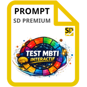Test MBTI interactif - Prompt SD Premium
