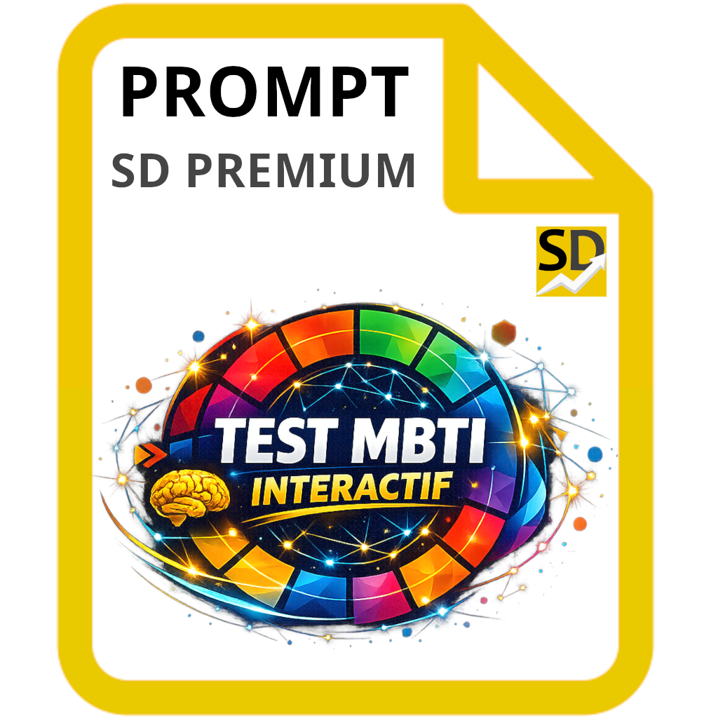 Test MBTI interactif - Prompt SD Premium
